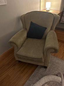 Free Yellow Armchair - comfortable - needs clean