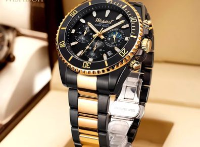 Black and Gold men's watch