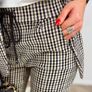 Beige checkered trousers Image 3