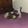 Irish made Silver Rabbit/Hare Trinket Dish Image 5