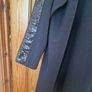 Zizzi black tunic with glitter detail sz 24/26 Image 2