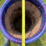 Large Ceramic Tall Planter Pot 42cm x 58cm Image 3