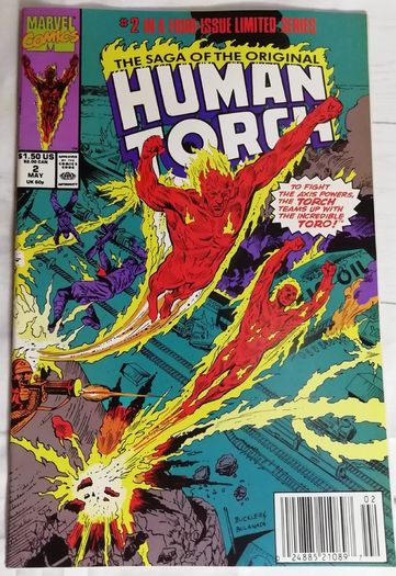 Saga of the Original Human Torch Limited Series Issues 1-4 (1990)