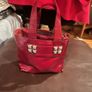 furla red leather grab bag Image 5