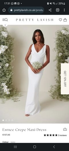 Pretty Lavish - Esmee Crepe Maxi Dress