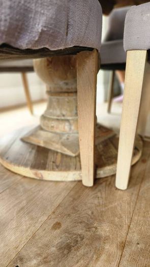 Helen Turkington Dining table and chairs