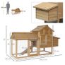 Chicken's 2-Tier Fir Wood Hutch Grey (FREE SHIPPING) Image 4