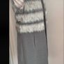 gilet Bnwt size 10 Ella boo grey sleeveless coat with fake fur contrast Image 2
