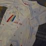 UpTo3Months, Joules Little Star Zip Up Footless Sleepsuit Image 2