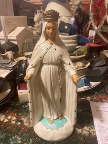 Virgin Mary statue free postage
