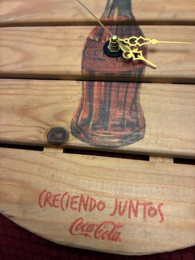 Rare Timber Coca Cola Clock