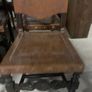 8 Tudor style chairs hand tooled leather nationwide delivery Image 3