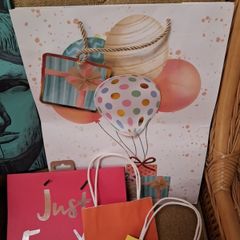 Nine Assorted Gift Bags