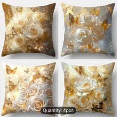 Beautiful 4 set cushion covers