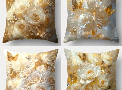 Beautiful 4 set cushion covers