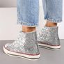Eye-catching Lace Up Shoes size 6 - great for parties, festivals, special event, dancing etc Image 3