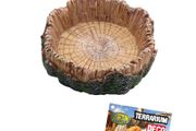 Reptile Nova Terrarium Ornament Bowl WOOD-R