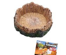 Reptile Nova Terrarium Ornament Bowl WOOD-R