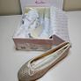 Hessy silver fine shimmer by rainbow club silver sparkling ballerinas size UK 3  EU 36.5 & UK 4 EU 37 Image 7
