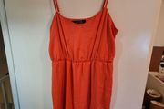 orange dress
