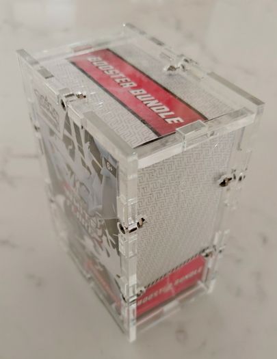 Pokemon Scarlet & Violet White Flare Booster Bundle Sealed and Premium Acrylic Case New Investment