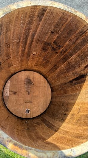 Ice Bath / Cold Plunge Whiskey Barrel