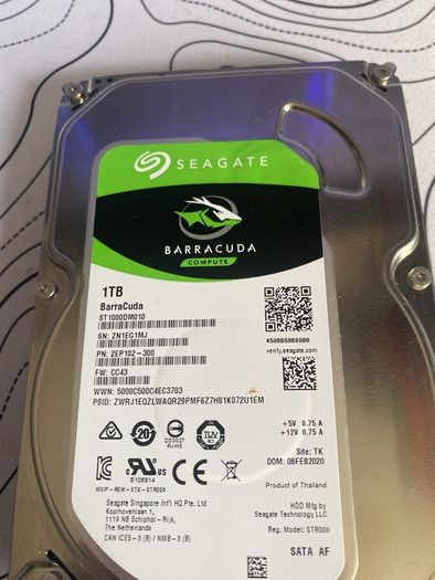 Sea gate barracuda 1tb hard drive