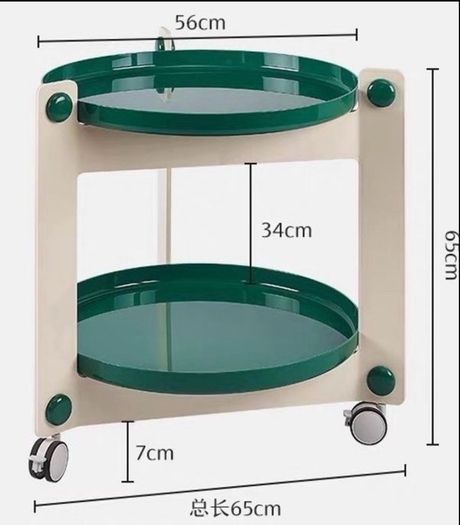 Modern coffee / side table with wheels