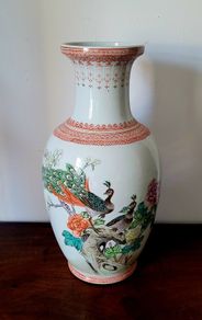 60s chinese decorative posey vase