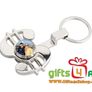 Personalised Photo Fidget Spinner Key Ring (dollar Shape, Silver) Image 2