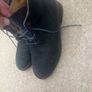 Massimo dutti dark blue soft leather ankle boots Image 3