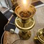 Three oil brass lamps Image 6