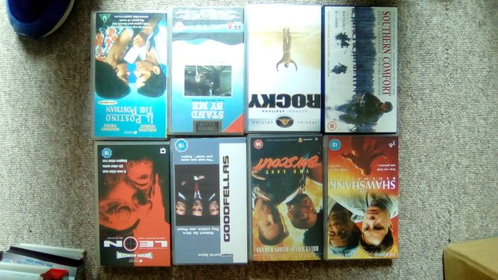 Over 50 quality vhs films for sale