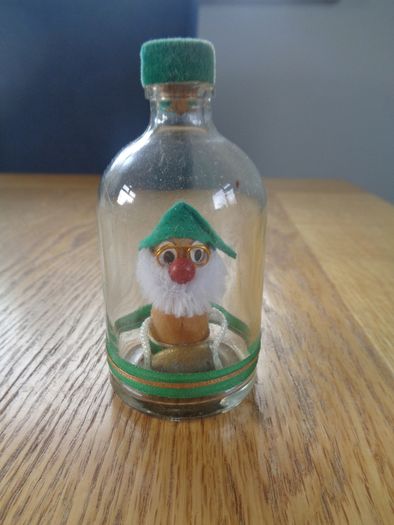 Vintage Leprachaun in Bottle for Sale