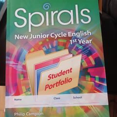 Spirals Student PORTFOLIO, new unused