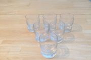 Handblown Etched Shot Glasses