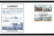 1983 Guernsey Europa Great Works of Human Genius Commemorative Stamps First Day Cover (FDC)