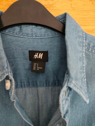 Lightweight denim men's shirten's shirt