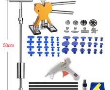 BRAND NEW Car Dent Removal Tool Dent Repair Puller Kit Slide Reverse Hammer Suction Cups For Hail Damage Car Dent Repair Tool