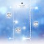 Icicle Lights Outdoor Christmas 1000 LED 30m Lit Length, Blue & Cool White LED Icicle Fairy House Lights with 8 Hours On Timer, Memory, 8 Lighting Modes, Mains Powered  1000 LED, Blue & Cool White Image 5