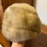 Vintage Mitzi Lorenz Model Blonde Mink Fur Hat Ninety Sixties London W1 Millinery Image 2