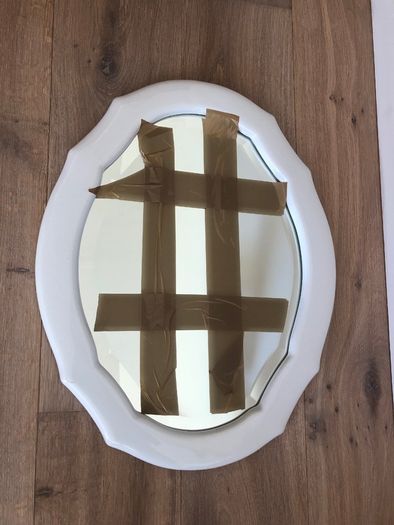 White Ceramic Mirror