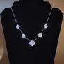 Women's Silver Corona Necklace Image 2