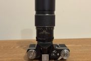 Film Camera Zenit-E with Hanimex 200mm Lens