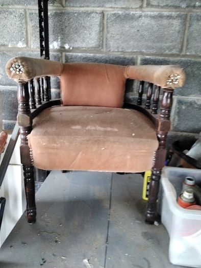 Half barrel  chair