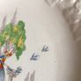 Vintage 1930s Alfred Meakin Crinoline Lady 10 inch dinner plates x6 Image 5