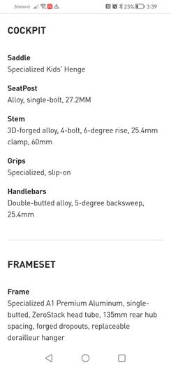 Specialized 24" kids' bike