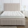 Ottoman Winged Panel Plush Velvet Upholstered Bed Frame Double & King Size Bed Image 3