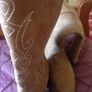 Ladies Cowboy style boots Image 4
