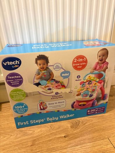 Brand new vtech Baby First Steps Baby Walker Pink